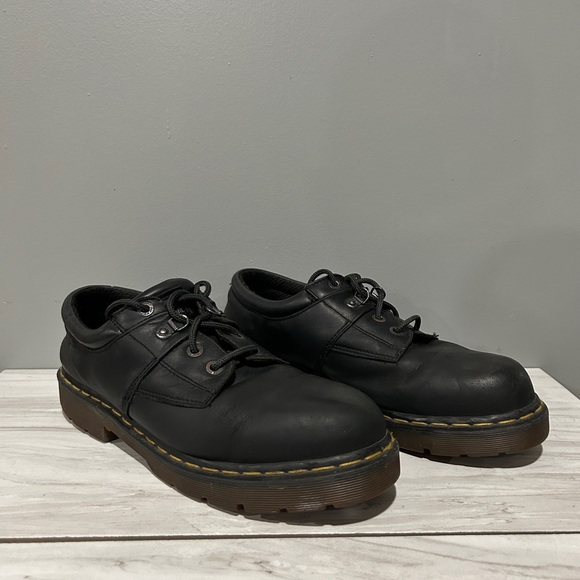 Dr. Martens Other - Dr. Martens Shoes Industrial Steel Toe Black Lace-Up Men’s 12